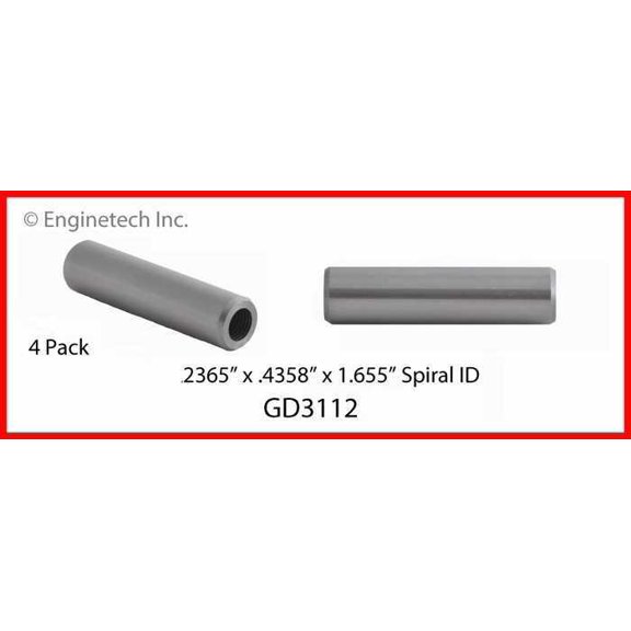 Enginetech GD3112 Engine Valve Guide - 4 Pack