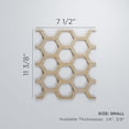thumbnail image 3 of Ekena Millwork 7 1/2"W x 11 3/8"H x 1/4"T Small Westmore Decorative Fretwork Wood Wall Panels, Hickory, 3 of 18