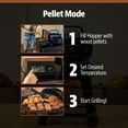 thumbnail image 5 of Pit Boss Pellet Grill, Phoenix 375 Square Inch Kettle Grill with Charcoal Insert, Onyx Series, 5 of 11