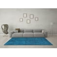 thumbnail image 3 of Ahgly Company Indoor Rectangle Oriental Light Blue Modern Area Rugs, 2' x 5', 3 of 4