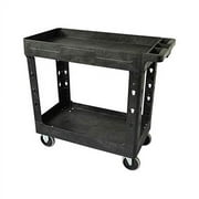 Pake Handling Tools - Plastic Utility Cart - Versatile and Heavy Duty Rolling Cart with Wheels - 500 lbs Capacity, 34.5 x 16.7?