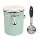 thumbnail image 1 of Coffee Canister Stainless Steel and Plastic Beautiful Airtight Coffee Storage Container for Beans Tea 1.2L 12x12cm, 1 of 5