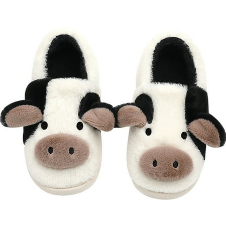 

OOKWE Womens Warm Cozy and Lovely Animal Non-Skid Home Floor Slipper for Adult Girl