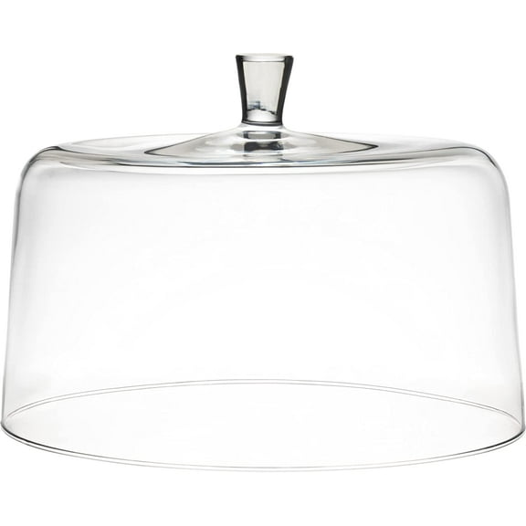 Barski Clear Glass Cake Dome – Extra Large 11.5" Diameter – European Quality, Made in Europe