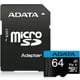 thumbnail image 1 of Memoria Micro SDXC Adata  64GB Clase 10 Video Full HD V10 Juegos A1 AUSDX64GUICL10A1-RA1, 1 of 3