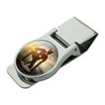 thumbnail image 1 of The Flash TV Series Flash Kneeling Satin Chrome Plated Metal Money Clip, 1 of 4
