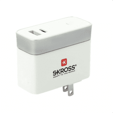 SKROSS Apple Samsung Android USB Charger Type-C & USB-A 27W, New