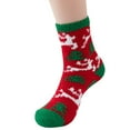 thumbnail image 4 of Womens Socks Christmas Soft Fluffy Cozy Slipper Warm Wool 2 Pairs Crew Cute Summer Winter Fall Mens Socks, 4 of 4