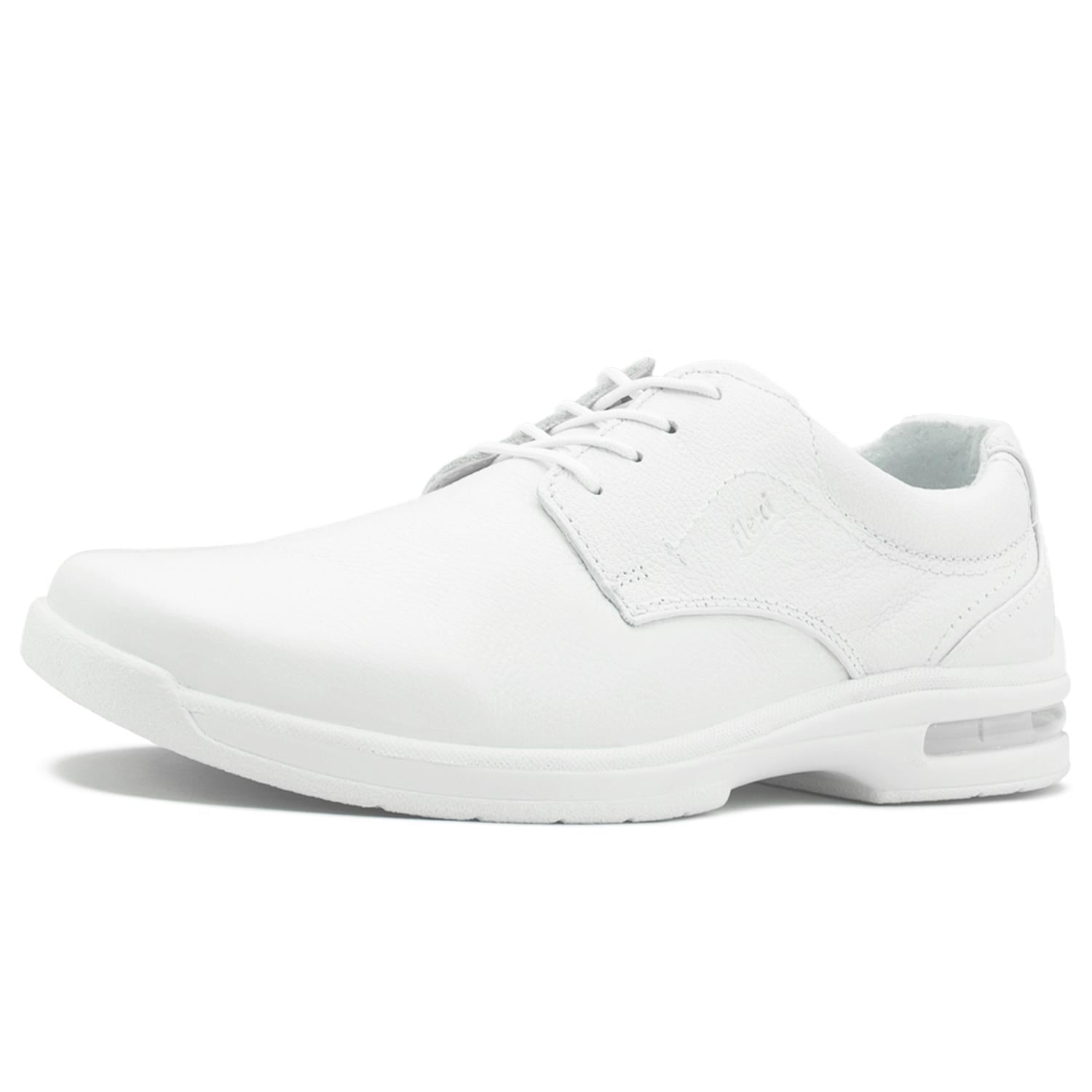 Flexi Caballero Enfermería Doctor Piel Antiderrapante 25-29 blanco