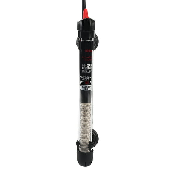 Tige de Chauffage pour Aquarium, Tige de Chauffage Automatique à Température Constante, Accessoire d'Aquarium Submersible 100 W pour Animaux pour Aquarium de Poissons Animaux de Compagnie Prise US 110 V