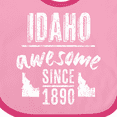 thumbnail image 4 of Inktastic Idaho Awesome Since 1890 Boys or Girls Baby Bib, 4 of 4