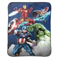 thumbnail image 1 of Manta de peluche Jay Franco Marvel Avengers Blue Circle 117 x 152 cm Jay Franco Ver descripción, 1 of 3