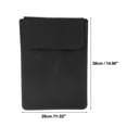 thumbnail image 4 of Unique Bargains 1 Set 15.6" Tablet and Laptop Sleeve with Accessories Pouch Black, 4 of 6