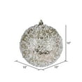 thumbnail image 2 of Vickerman 10" Champagne Glitter Hail Ball Ornament, 2 of 2