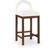 Meridian Furniture Conrad Cream Velvet Counter Stool