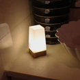 thumbnail image 5 of 1 pieza de luz nocturna LED cuadrada retro, luz de detección de movimiento PIR inalámbrica, luz de paso, lámpara de escritorio móvil portátil fotosensible alimentada por batería para interior/exterio JAMW Sencillez, 5 of 5