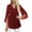 A76 Wine, variant on Xdegoge Glitter Dress for Women Sheer Mesh V Neck Sparkly Tunic Dresses Loose Flowy Mini Dress Flare 3/4 Sleeve Going Out Party Night Club Evening Wear