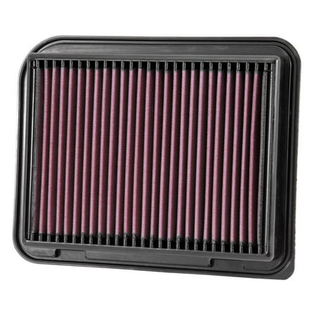K&N Engine Air Filter: Washable, Replacement Filter: 2003-2019 MITSUBISHI/CITROEN/PEUGEOT, 33-3015