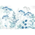 thumbnail image 2 of Coulter, Cynthia 14x11 Black Ornate Wood Framed with Double Matting Museum Art Print Titled - Botanical Landscape indigo, 2 of 4