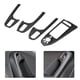 thumbnail image 5 of Etiqueta engomada del ajuste del marco del botón del Panel de elevación de la ventana de la puerta del volante a la izquierda de fibra de carbono para Audi A4 B8 A5 Q5, 5 of 10