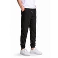 thumbnail image 5 of Bigersell Ripped Pants for Women Full Length Pants Men And Women Can Wear Solid Color Drawstring Jogging Trousers High Waist Denim Pant, 5 of 7