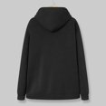 thumbnail image 6 of Akiihool Oversized Sweatshirt Men's Letter Graphic Hoodies Long Sleeve Sweatshirt (Black,XS), 6 of 7
