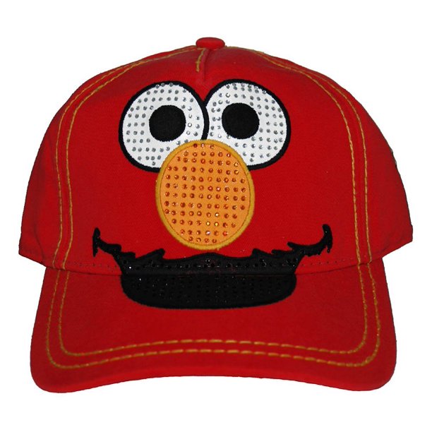 Baseball Cap Sesame Street New Elmo Rhinestone for Kids Hat