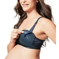 thumbnail image 2 of Cake Maternity Mousse Wirefree Nursing Bra for Breastfeeding, Padded Wireless Maternity Bra, Slate, 38E UK/ 38F US, 2 of 6