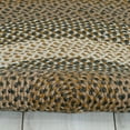 thumbnail image 4 of Bradford Indoor Outdoor Reversible Braided Rug Brown & Gray 4' x 6', 4 of 5