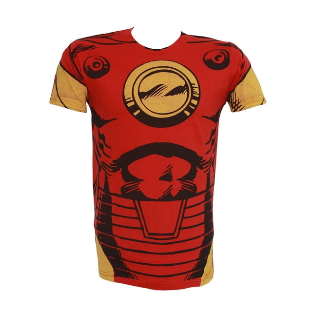 Iron Man Well-Defined Costume T-Shirt-Homme Moyen