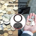 thumbnail image 4 of WJCA Portable 7-Slot Yen Coin Holder with Mirror, Compact Change Organizer for Car Travel and Daily Use, Red., 4 of 6