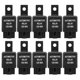 thumbnail image 1 of 10Pcs DC12V 40A Automobile Car Air Conditioner Condensers Relay with 5 Cable Socket, 1 of 5