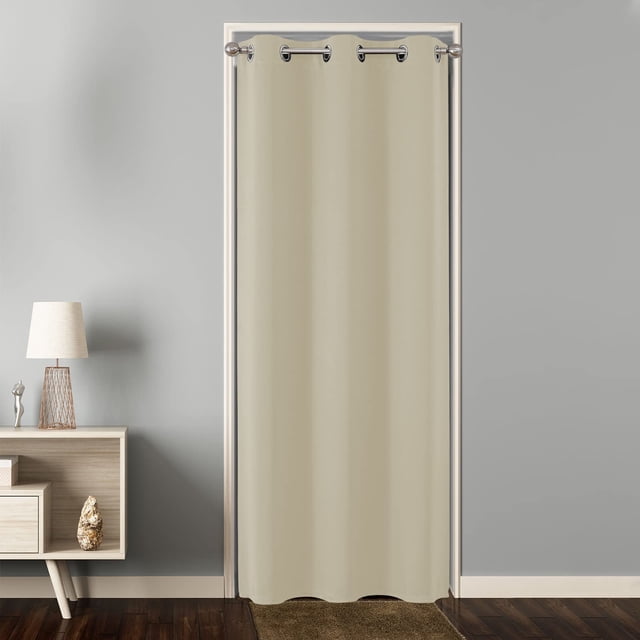 Cortina opaca Joydeco para privacidad en la puerta, 198 cm