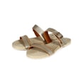 thumbnail image 5 of Nature Breeze CC28 Women Metallic Leatherette Open Toe Strap Woven Jewel Sandal, 5 of 5