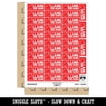 thumbnail image 2 of Llama-zing Amazing Work Teacher Student School Sticker Set - Red - Gloss Finish - 1.5" Small, 2 of 7