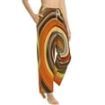 thumbnail image 2 of Xecao Colorful Swirl Women's Straight Lounge Pajama Pants: The Epitome of Relaxed Sleepwear, 2 of 9
