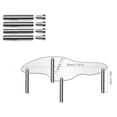 thumbnail image 1 of Acrylic Display Riser Storage Jewelry Display Riser Shelf Transparent for Hand, 1 of 6