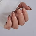 thumbnail image 3 of Lámpara BtartBox de Press On Nails, con punta francesa de leopardo curable, 3 of 7