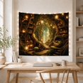 thumbnail image 5 of Forest Winding Stone with Pathway Recedes Into Luminous, Mystical Fantasy for Space Lovers, Galaxy Room Decor, Mother'S Day Gift, Tapestry Wall Hanging for Bedroom and Dorm, 5 of 7