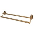 thumbnail image 5 of Classic Traditional 30" Wall Mounted Double Towel Bar, Satin Nickel, 5 of 7