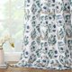 thumbnail image 1 of Cortinas Joydeco Boho Floral Verde de 180 cm de Largo para Dormitorio, 2 Paneles, 1 of 7