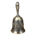 thumbnail image 1 of European Style Retro Metal Call Bell Restaurant Bar Wedding Hand Bell Family Decoration, 1 of 5