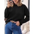 thumbnail image 6 of BTFBM Oversized Sweaters for Women Fall Clothes Crewneck Winter Outfits Drop Shoulder Tunics, Long Sleeve Pullover Tops, Loose Fit Tunic Tops, Casual Cozy Fashion Clothing, Going Out Outfits, 6 of 11