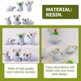 thumbnail image 3 of 6Pcs Resin Koala Bear Figurines Lovely Animals Decorations Desktop Decorations, 3 of 8