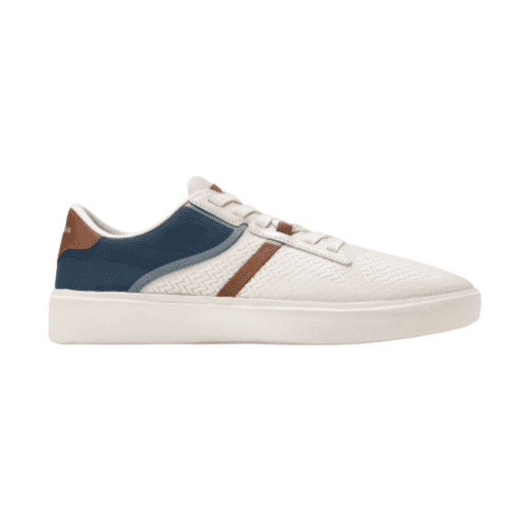 Cole Haan Men's Grand Crosscourt Winner Ivory/ Navy Blazer Sneakers