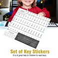 thumbnail image 1 of Transparent Piano Sticker, Piano Key Sticker, Removable 3 Colors For Piano Teachers Piano Learners Birthday Gifts, 1 of 8