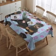 thumbnail image 2 of Rottweiler Dogs Rectangle Tablecloth 60"x84",Waterproof Polyester Rectangle Table Cloth, Wipeable Spillproof Polyester Tablecloth for Dining, Camping, Indoor and Outdoor, 2 of 5