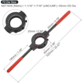 thumbnail image 2 of Symkmb Die Handle Wrench for Metric M30-M36/1-1/16 inch-1-7/16 inch(UNC/UNF) 65mm OD Round Dies,65mm x 25mm Threaded Die Holder Steel black & red, 2 of 5