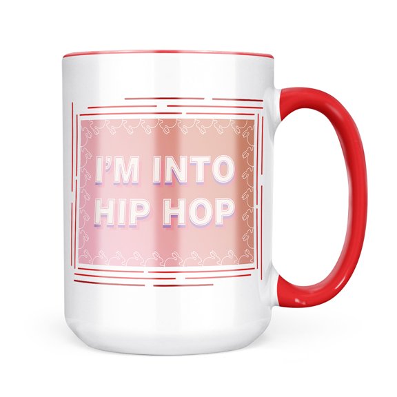 Neonblond I'm Into Hip Hop Bunny Border Mug gift for Coffee Tea lovers