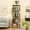 4-Tier-Rustic Black, variant on Maxile 3-Tier S-Shaped Display Shelves Wooden Geometric Bookcase Storage for Living Room Home Office,Gray